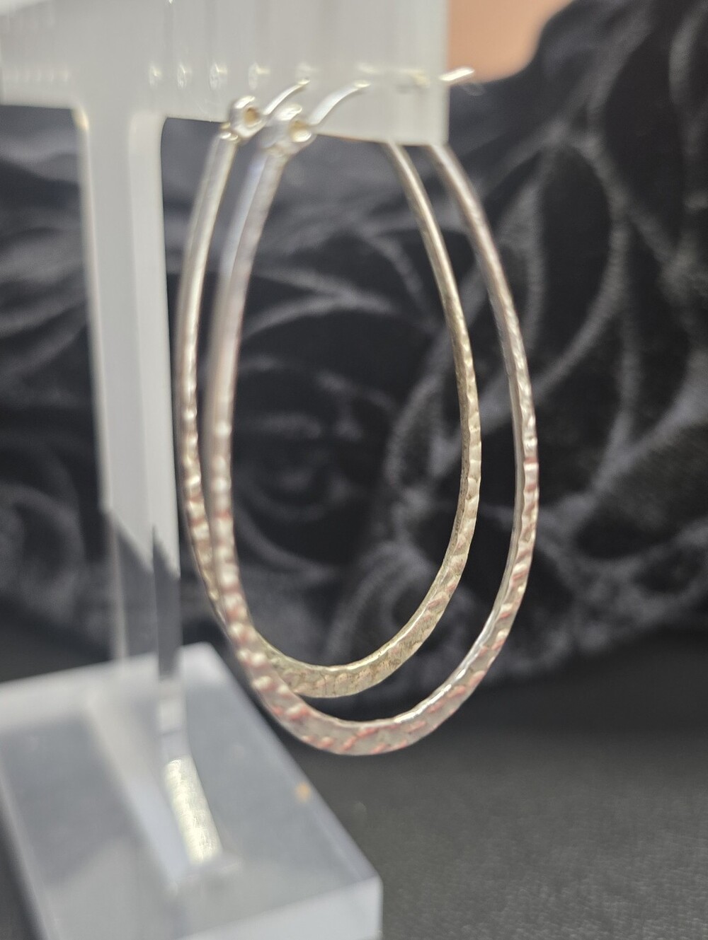 Women's Silver-toned Hoop Earrings